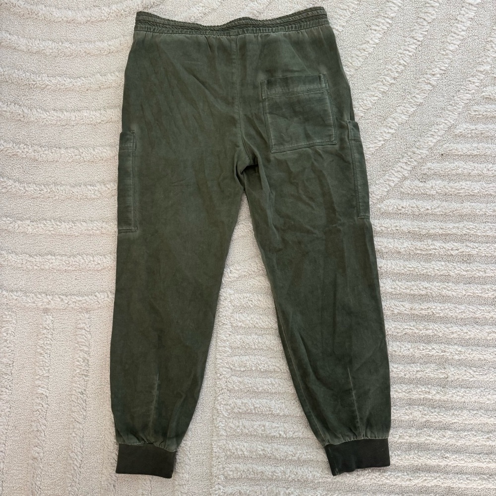 Zara Olive Green Cargo Pants - Picture 3 of 5